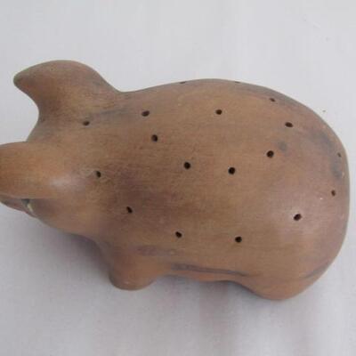 Vintage Wooden 'Piggy' Canape' Holder  