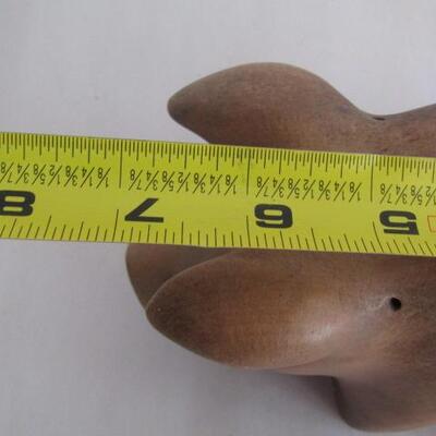 Vintage Wooden 'Piggy' Canape' Holder  