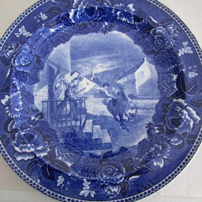 4 Collectible Blue and White Plates by Wedgwood