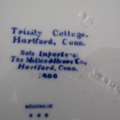 4 Collectible Blue and White Plates by Wedgwood