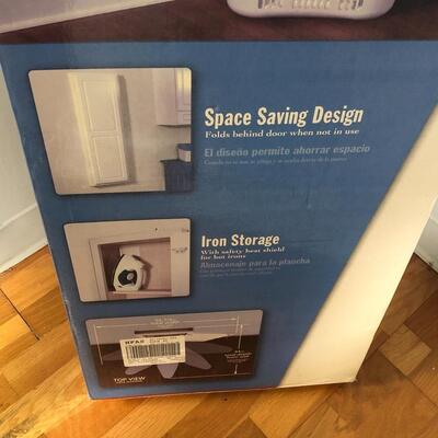 Hideaway in wall ironing center