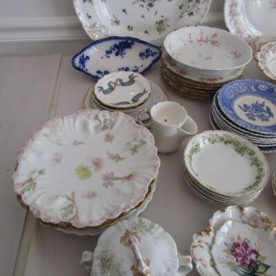Assorted Fine China Plates, Bowls, and Serve Ware- Various Makers- Please See All Pictures