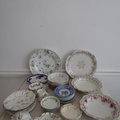 Assorted Fine China Plates, Bowls, and Serve Ware- Various Makers- Please See All Pictures