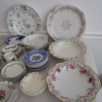 Assorted Fine China Plates, Bowls, and Serve Ware- Various Makers- Please See All Pictures