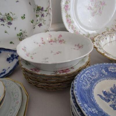 Assorted Fine China Plates, Bowls, and Serve Ware- Various Makers- Please See All Pictures