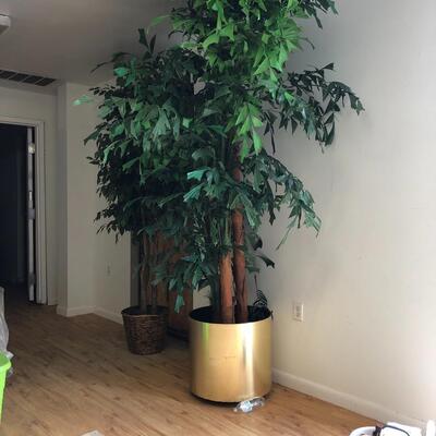 8 foot artificial fishtail plant