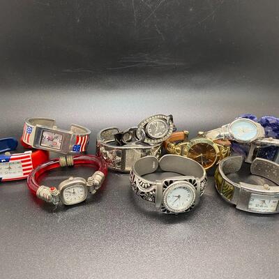 Mixed Lot of Fashion Watches for Parts or Repair