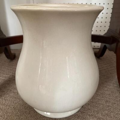 434 Antique White Ironstone Vase. 