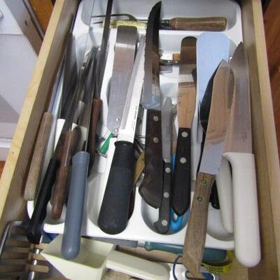Selection of Cutlery- Assorted Sizes, Types, and Makers
