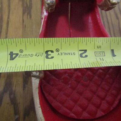 Antique Cast Iron Santa's Sleigh- 8" x 3 1/2" (Choice #1 of 2)