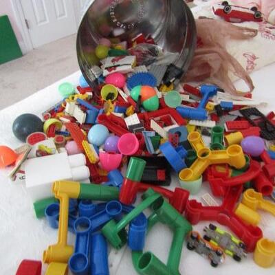Assorted Lego Blocks with 2 Baseplate Boards