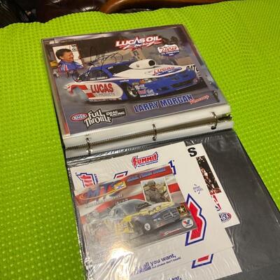 Funny car racing collection with signatures 