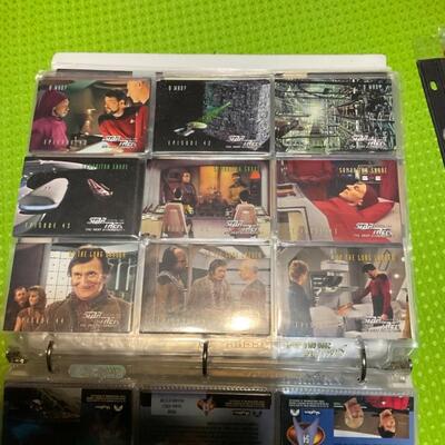 Large binder of Star Trek cards