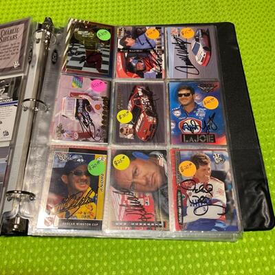 Rookie & signed nascar card collection 