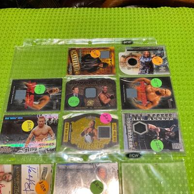 Wrestling cards ring kings etc