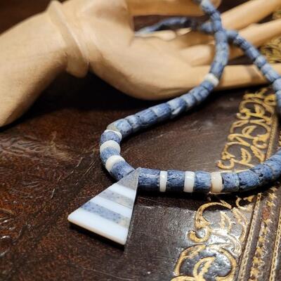 Lot 316: Beaded Necklace w/ Pendant