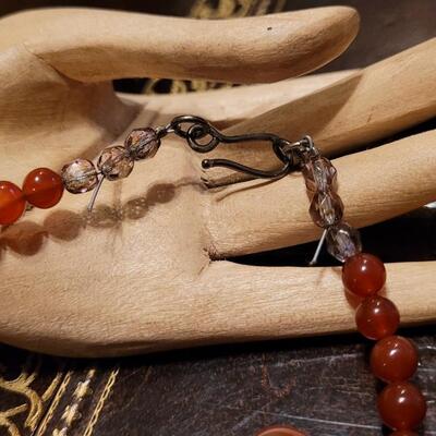 Lot 322: Asian Turquiose & Stone Necklace