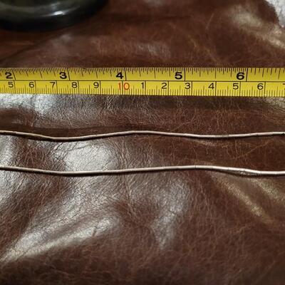 Lot 325: Vintage Sterling Silver Necklace w/ Turquiose Stones 