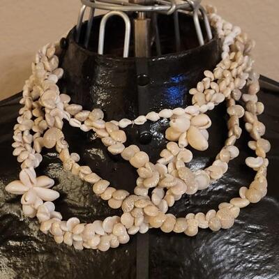 Lot 335: Abalone & Multi Strand Shell Necklaces
