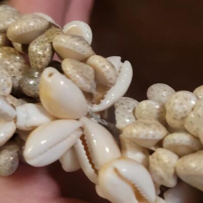 Lot 335: Abalone & Multi Strand Shell Necklaces