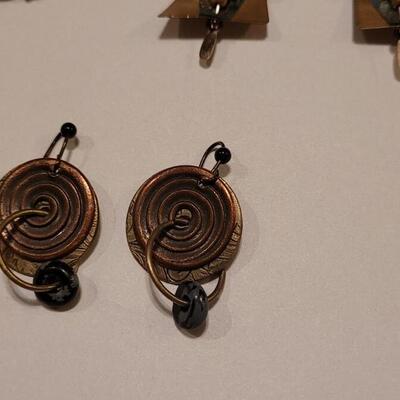 Lot 339: (3) Artist Made Earrings 