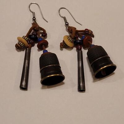 Lot 342: Thimble Chime Earrings 