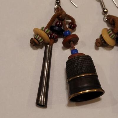 Lot 342: Thimble Chime Earrings 