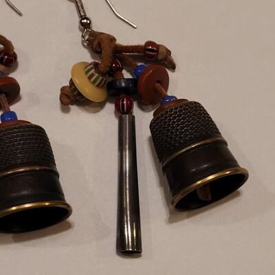 Lot 342: Thimble Chime Earrings 