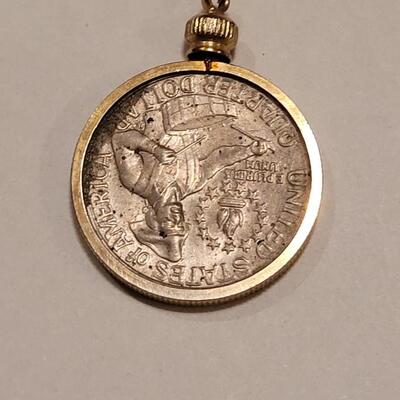 Lot 354: Centenary Quarter Pendant 