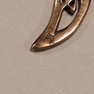 Lot 357: Sterling Silver Celtic Earrings 