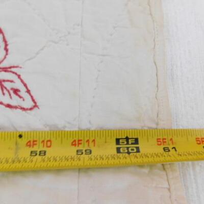 Pair of Vintage Hand Cut, Hand Sewn Quilts