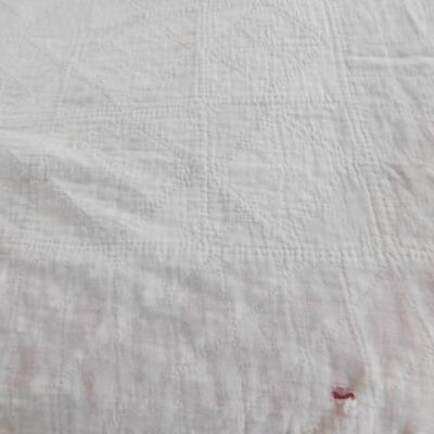Pair of Vintage Hand Cut, Hand Sewn Quilts
