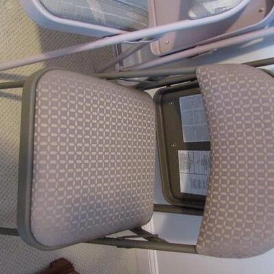 Set of Four Folding Chairs
