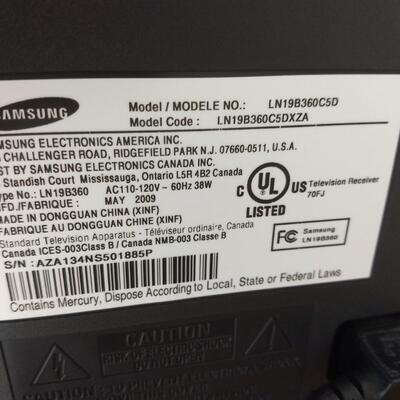 Samsung 17" Flat Screen TV