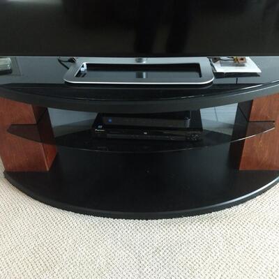 Contemporary Design Media Stand for Large Flat Screens and Components