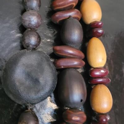 Lot 367: (3) Seed Bead Necklaces