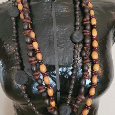 Lot 367: (3) Seed Bead Necklaces