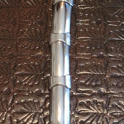 Lot 371: TAXCO Sterling Silver Bracelet 8"