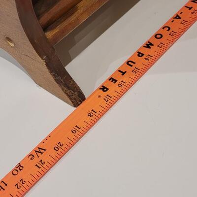 Lot 383: Wood Magazine Stand