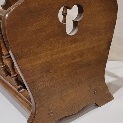 Lot 383: Wood Magazine Stand