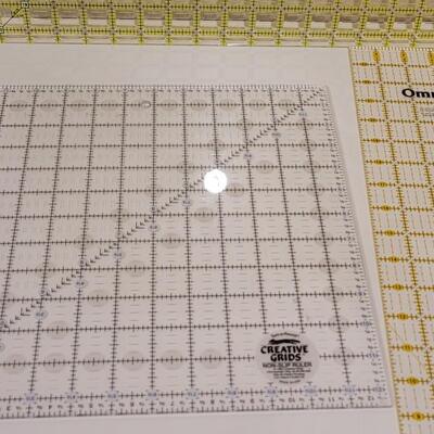 Lot 385: (3) Quilting Ruler Grids