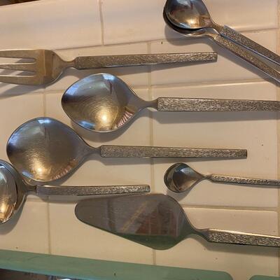 Large Mid Century Modern Flatware Set Wirths