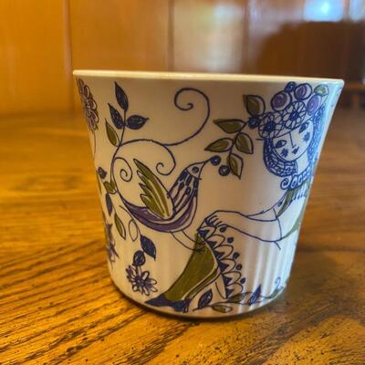 Turi Design LOTTE Hand Painted Silk Screen Tea Cup Norway