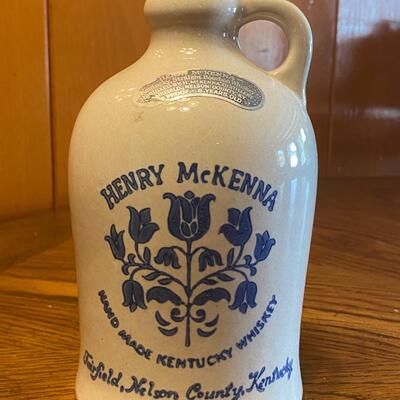 Vintage Henry McKenna Kentucky Whiskey Jug Bottle