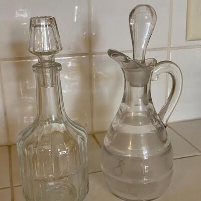 Vintage Oil and Vinegar Bottles