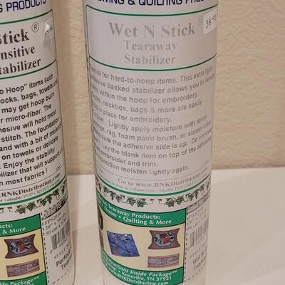 Lot 408: (2) NEW Fusible Fabric Stabilizers