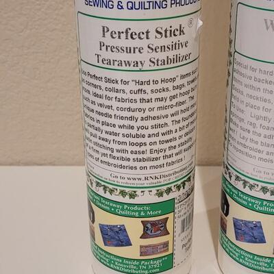 Lot 408: (2) NEW Fusible Fabric Stabilizers