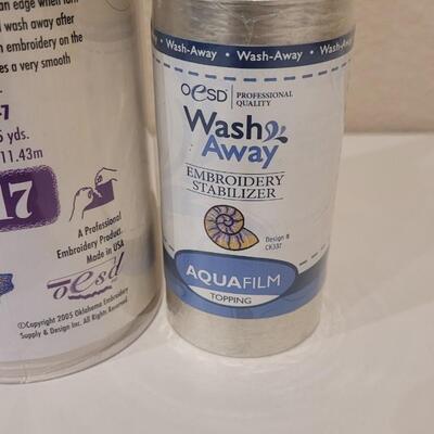 Lot 411: (2) NEW Wash Away Fabric Stabilizers 
