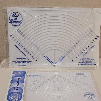 Lot 414: Quilting Cut Around Rulers 