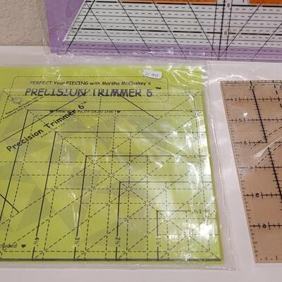 Lot 415: (3) Quilting Rulers